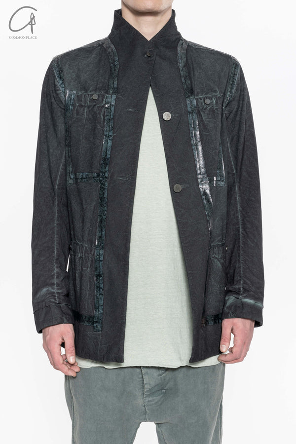 Boris Bidjan Saberi two-wear jacket SUIT FUTUR 1.1ST F1506F-W-NZL fading algae